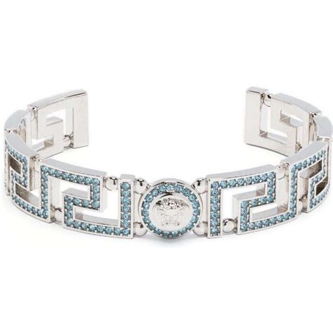 bracciale versace argento|Bracciale Versace Argento .